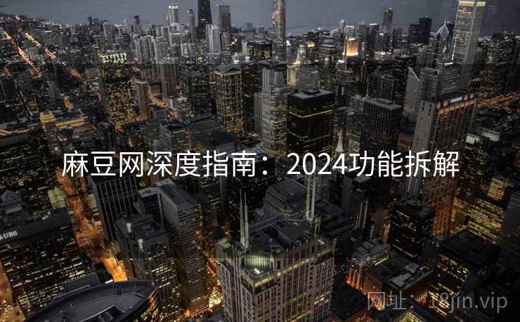 麻豆网深度指南：2024功能拆解  第2张