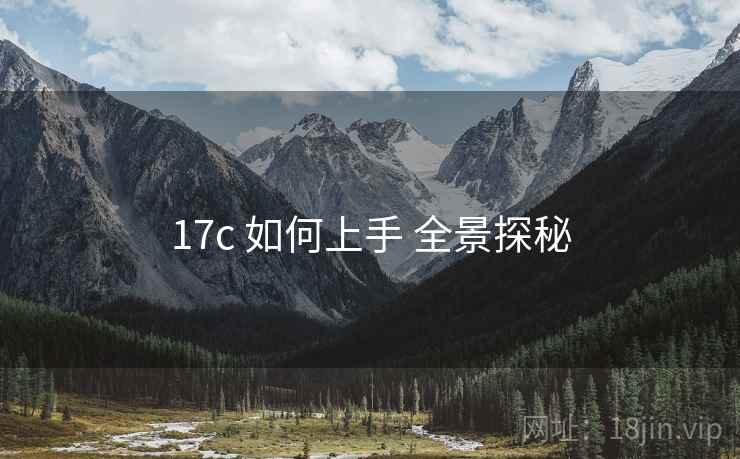 17c 如何上手 全景探秘  第1张