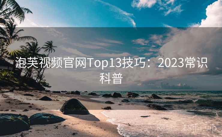 泡芙视频官网Top13技巧:2023常识科普 第1张 泡芙视频官网Top13技巧:2023常识科普 第1张
